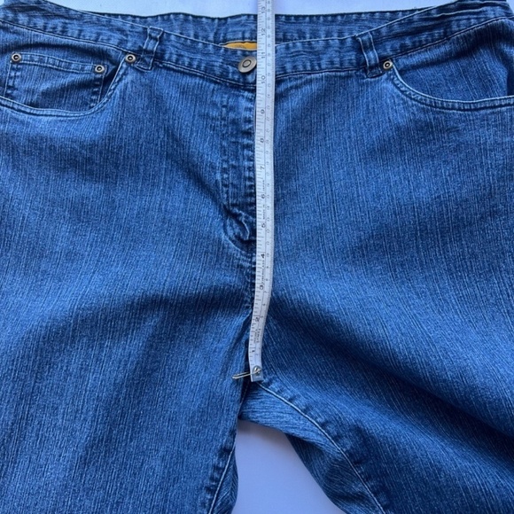 Ruby Road Jeans size 18 Stretchy Medium Dark Blue Denim Higher Rise - Picture 8 of 8